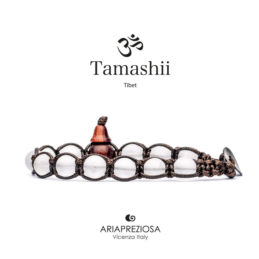 Bracciale Tamashii Cristallo di Rocca Opaco