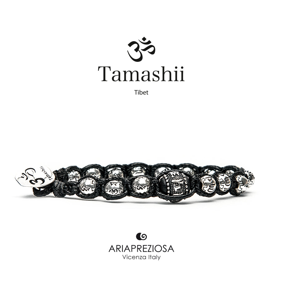 Bracciale Tamashii Ruota Preghiera in Argento - BHS924-S2
